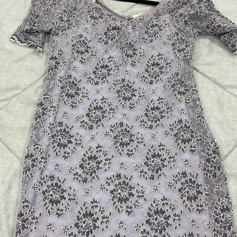 Beautiful two piece dress and slip